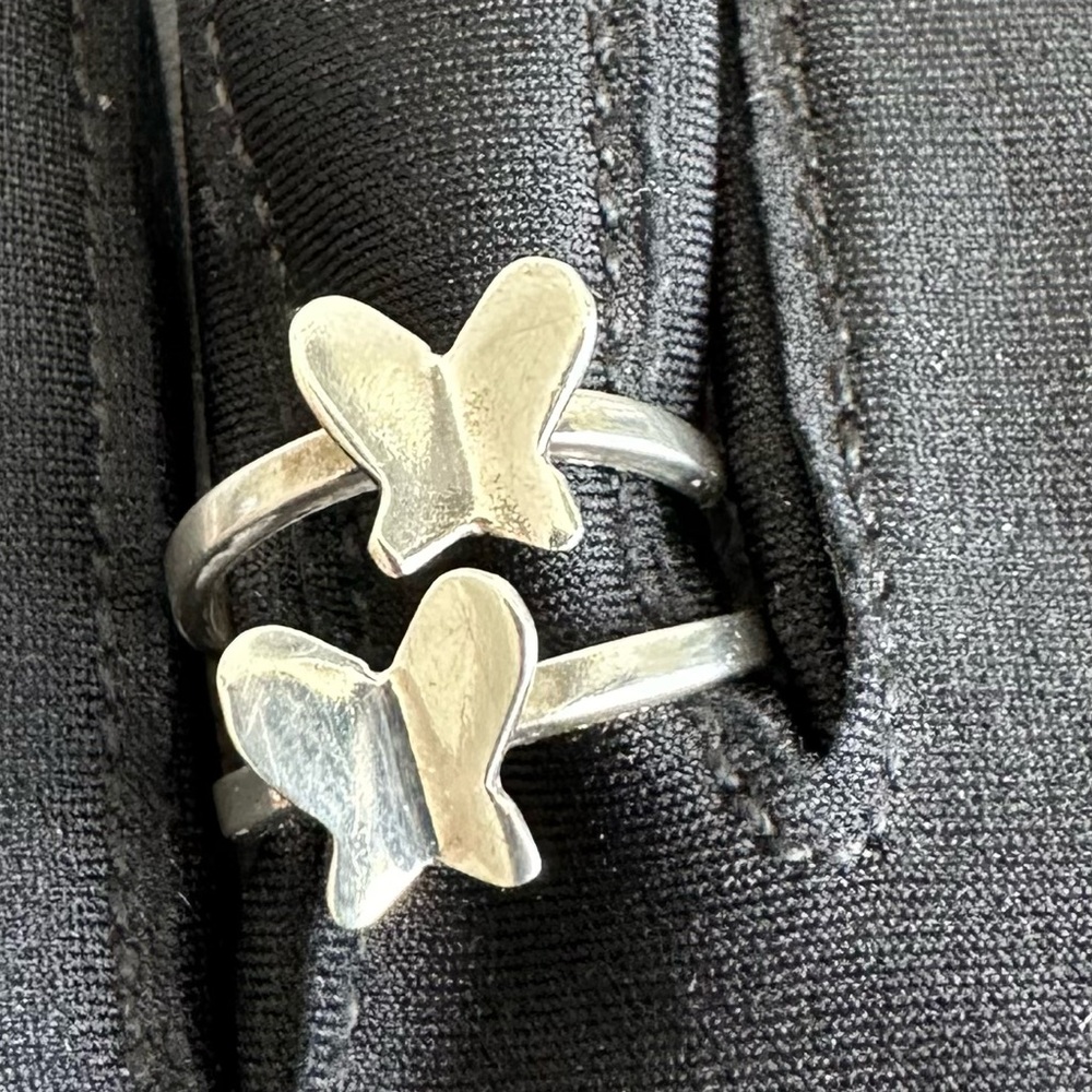 Sterling Silver Women’s Butterfly Ring